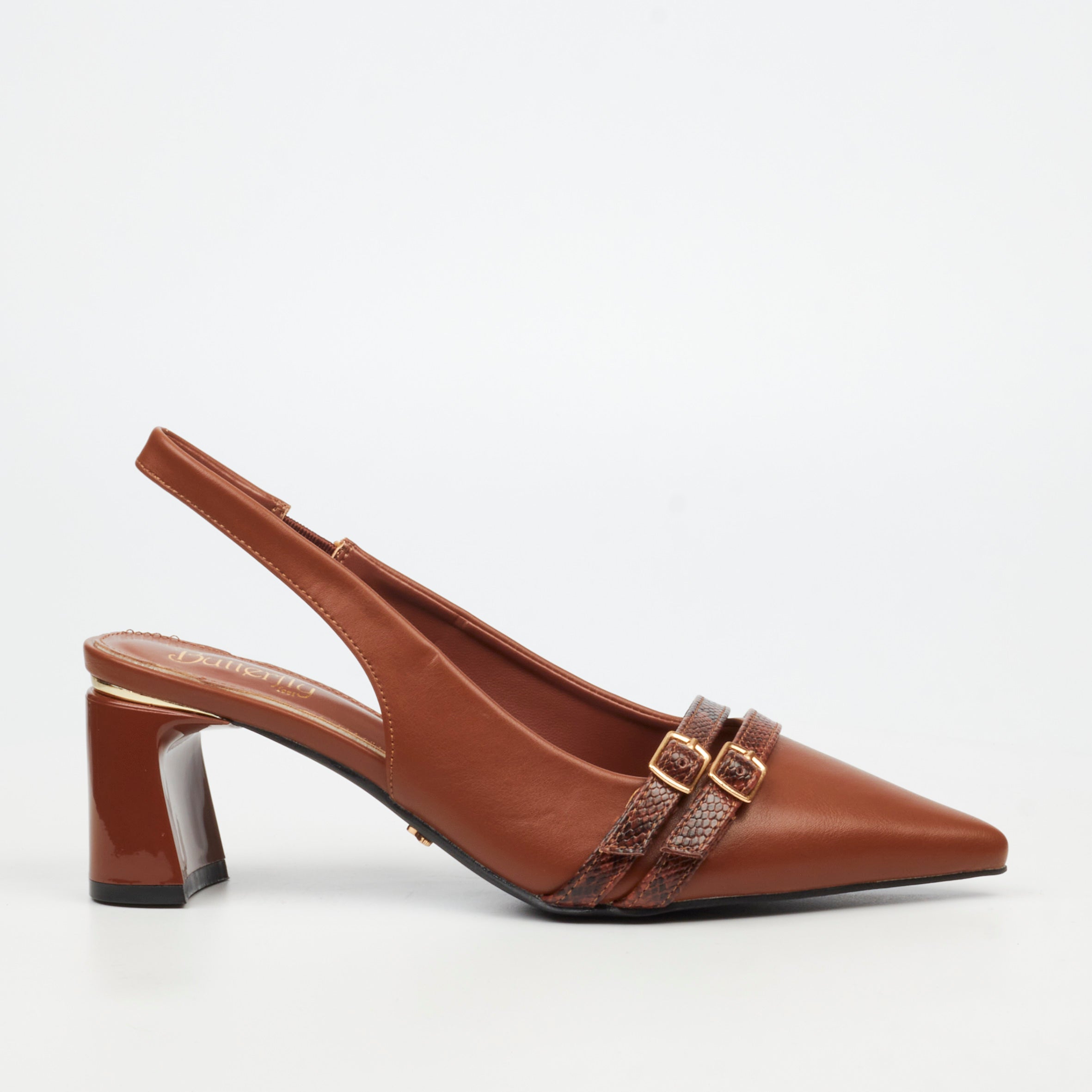 Butterfly Feet Chrystie 1 Heel - Chocolate footwear Butterfly Feet