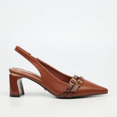 Butterfly Feet Chrystie 1 Heel - Chocolate