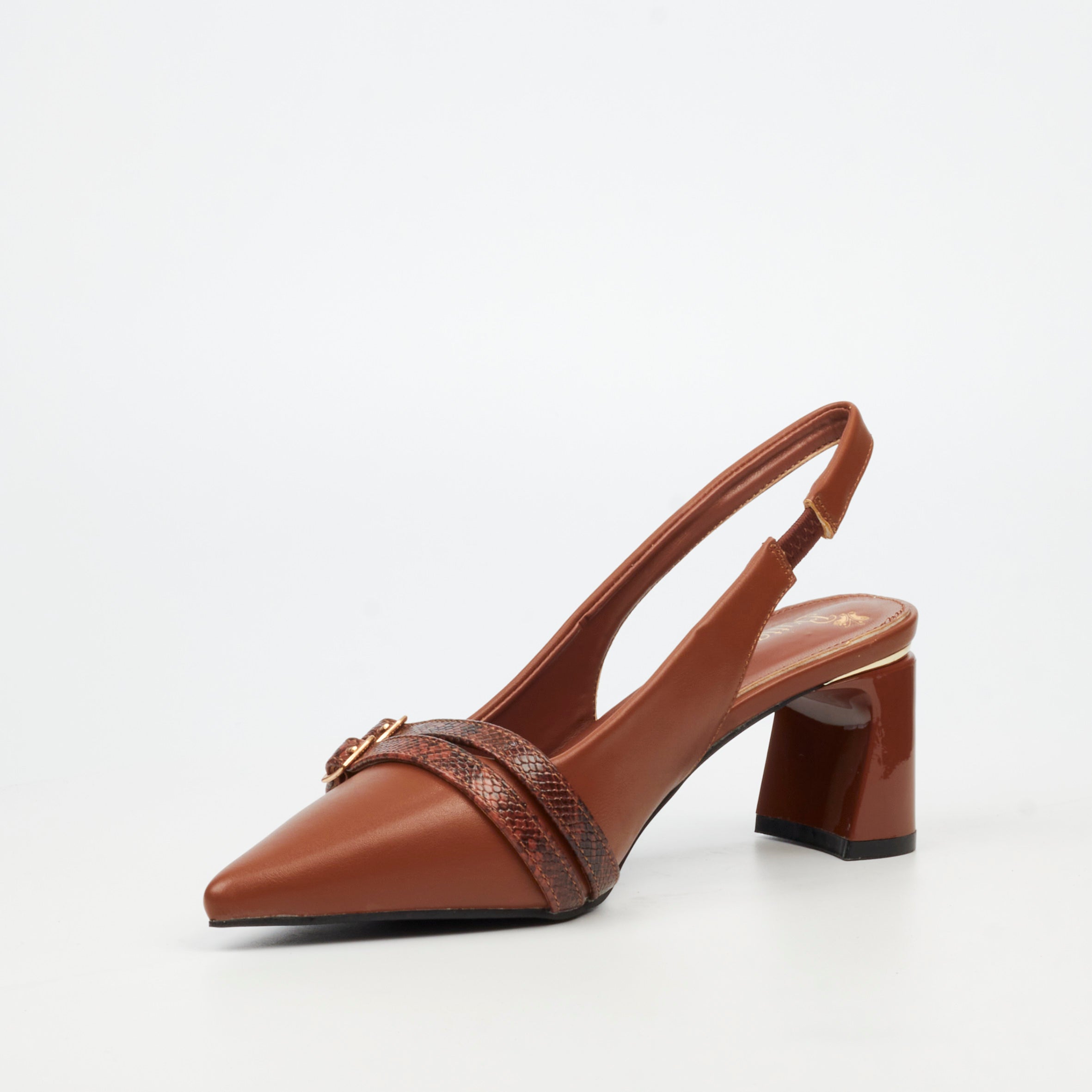Butterfly Feet Chrystie 1 Heel - Chocolate footwear Butterfly Feet