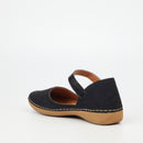 Butterfly Classics Cindi 1 Faux Nubuck Pump - Black footwear Butterfly Classics