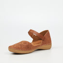 Butterfly Classics Cindi 1 Faux Nubuck Pump - Tan footwear Butterfly Classics