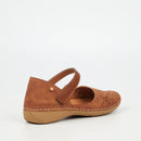 Butterfly Classics Cindi 1 Faux Nubuck Pump - Tan footwear Butterfly Classics