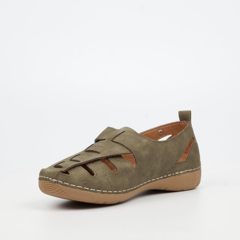Butterfly Classics Cindi 3 Pump - Olive footwear Butterfly Classics