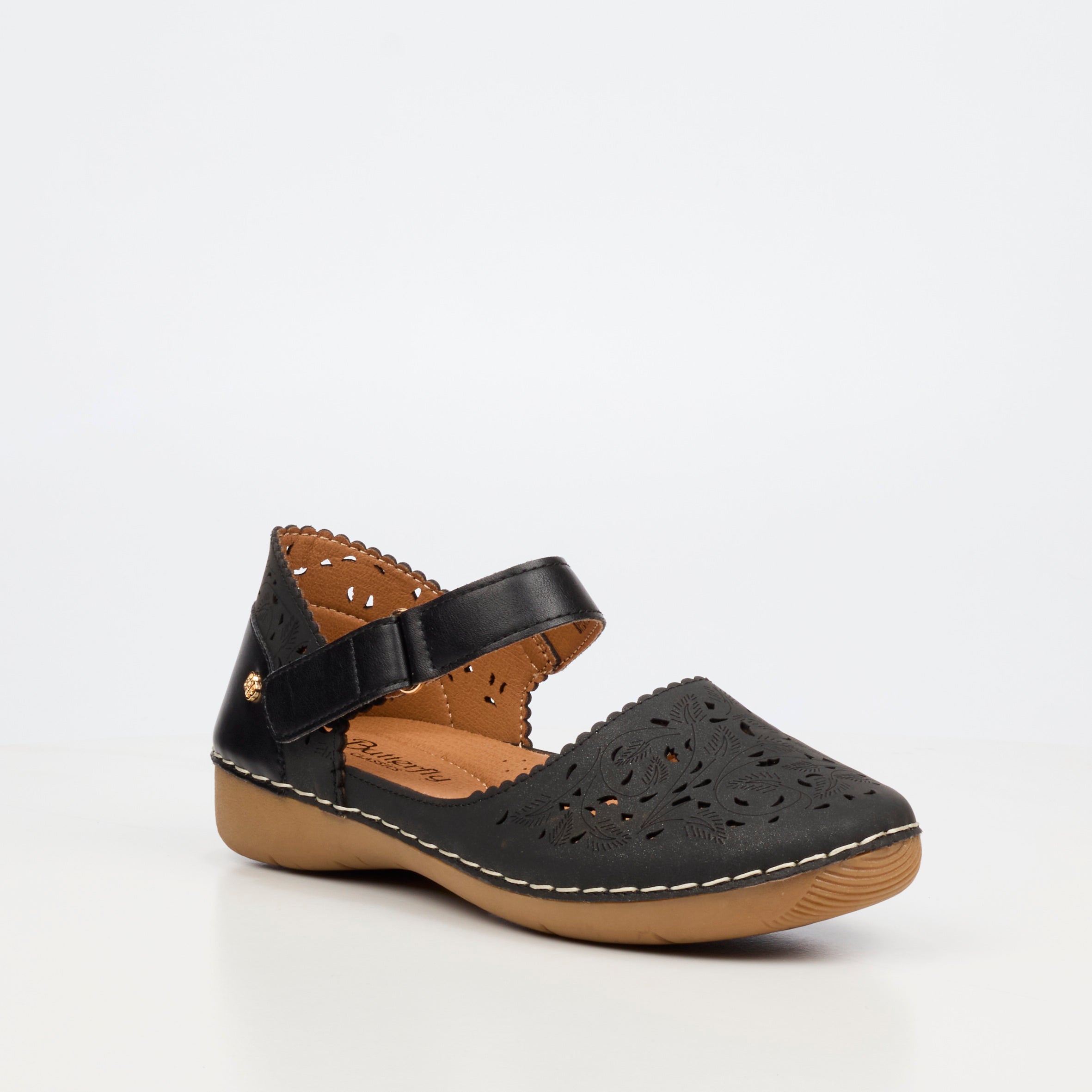 Butterfly Classics Cindi 7 Pump - Black footwear Butterfly Classics