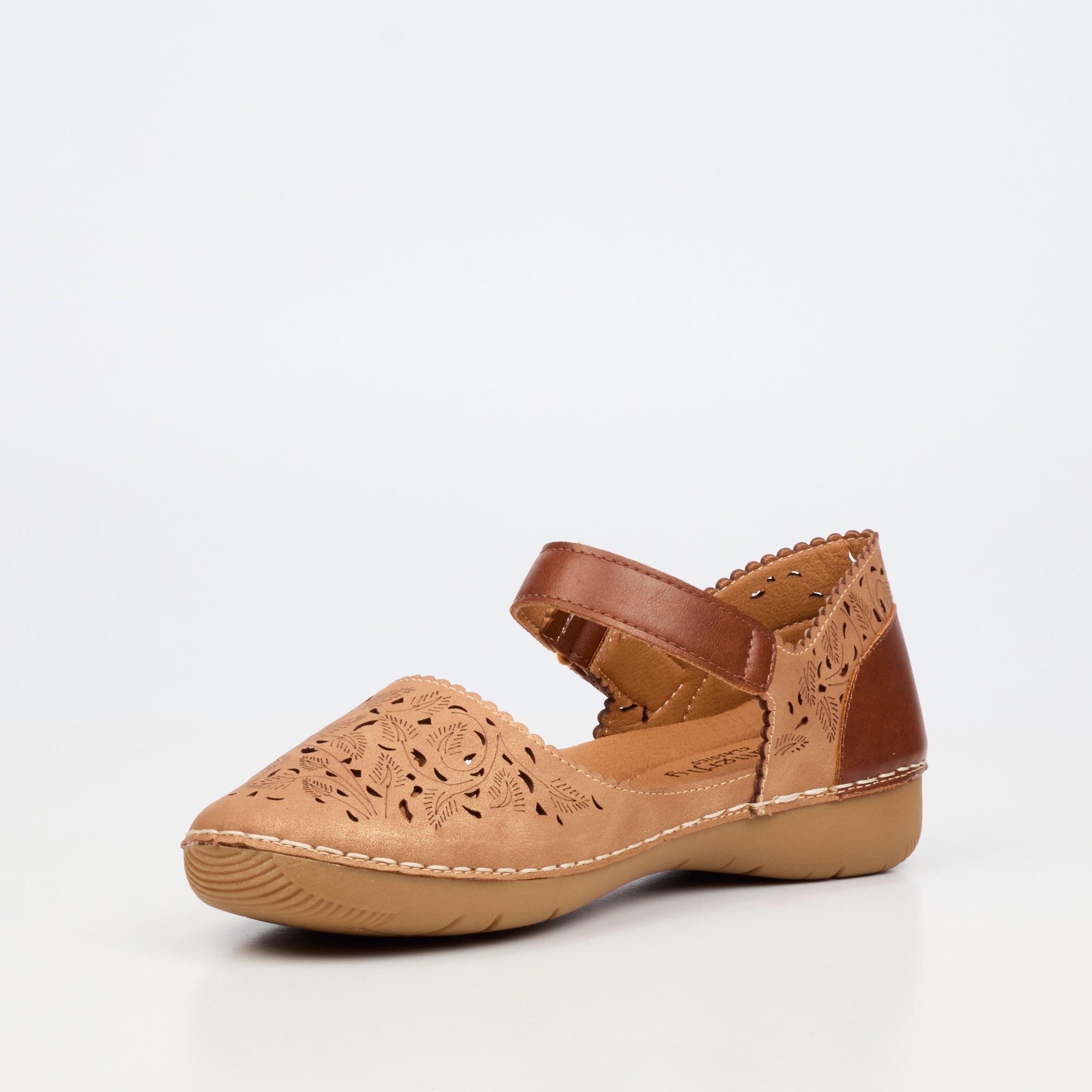 Butterfly Classics Cindi 7 Pump - Tan footwear Butterfly Classics