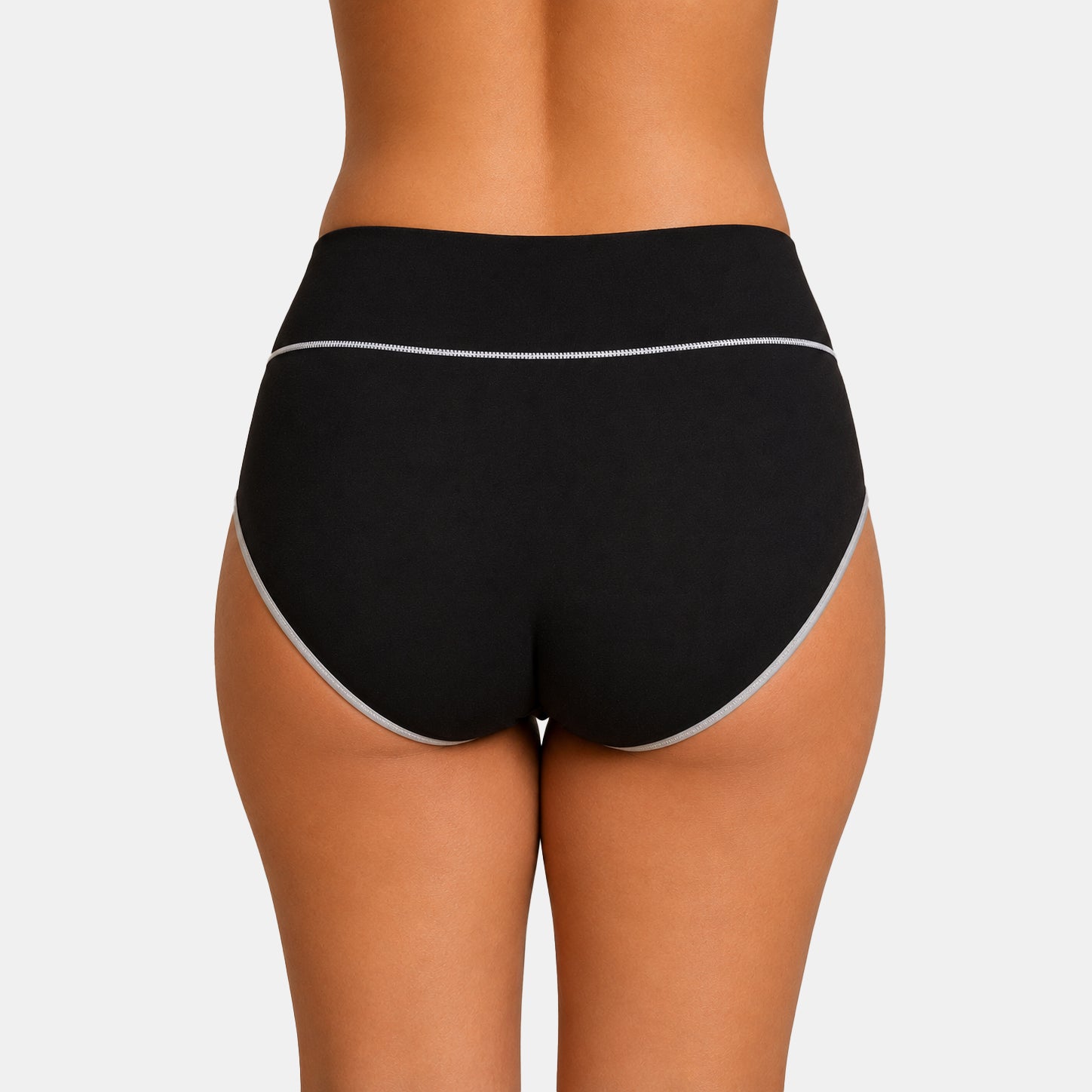 Butterfly Feet High Waisted Briefs – Classic Neutrals (2 x Nude, 1 x Black) underwear Butterfly Feet