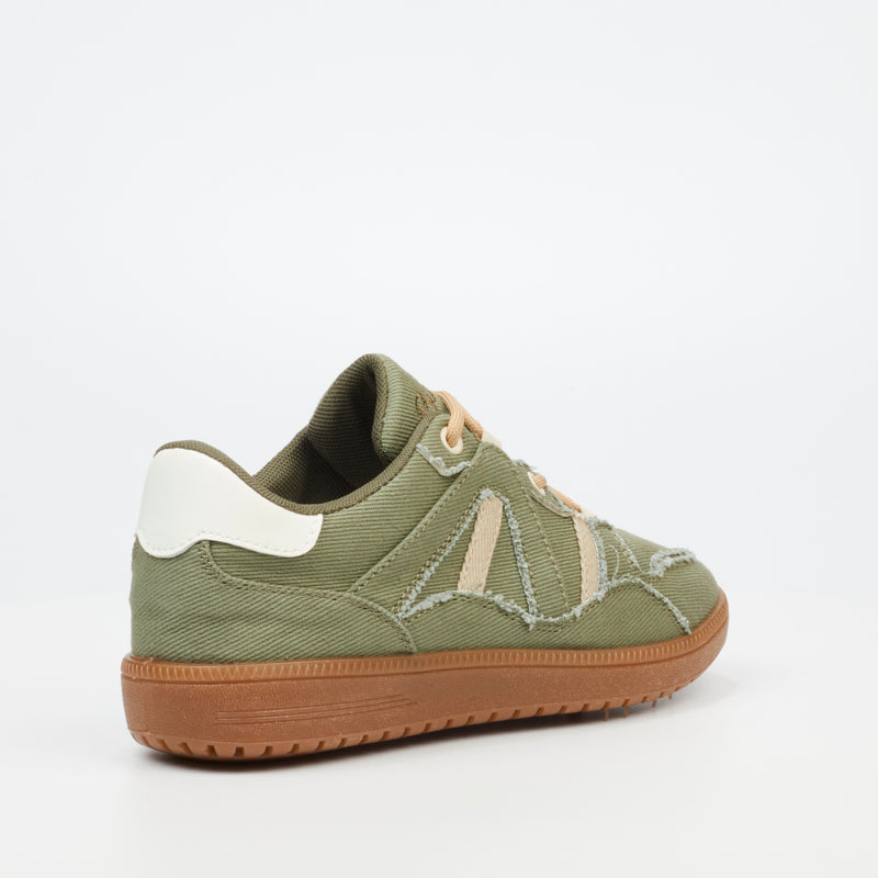 Butterfly Feet Clifton 1 Sneaker - Olive footwear Butterfly Feet