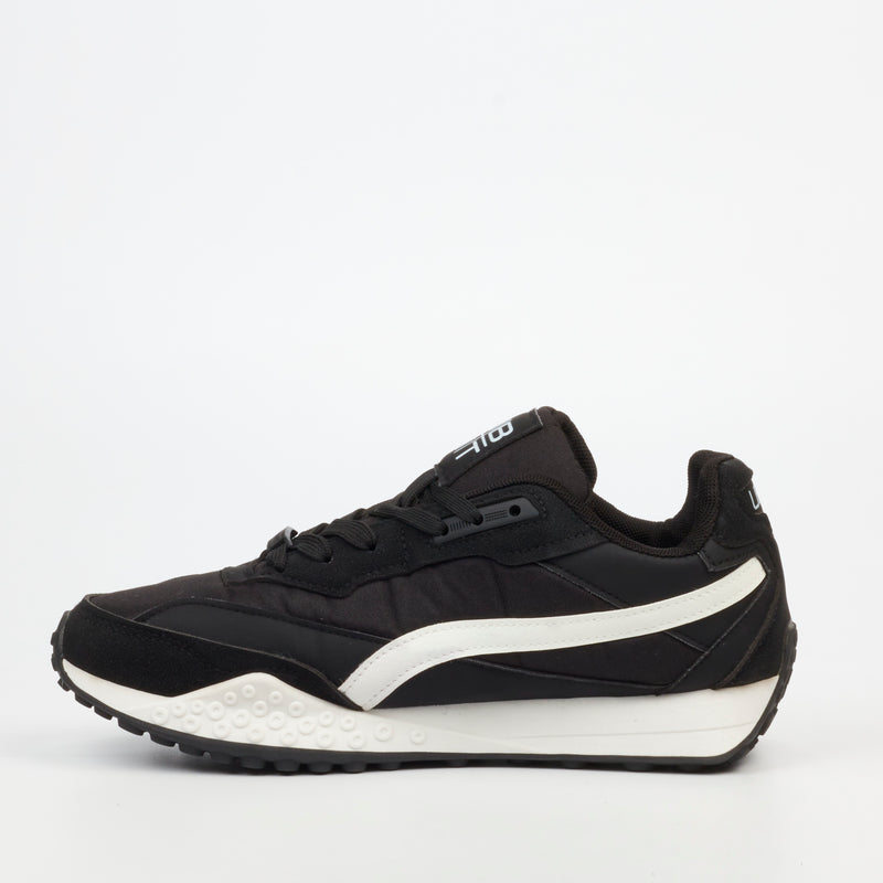 Urbanart Cloud 1 Faux Nubuck / Lycra Sneaker - Black footwear UBRT