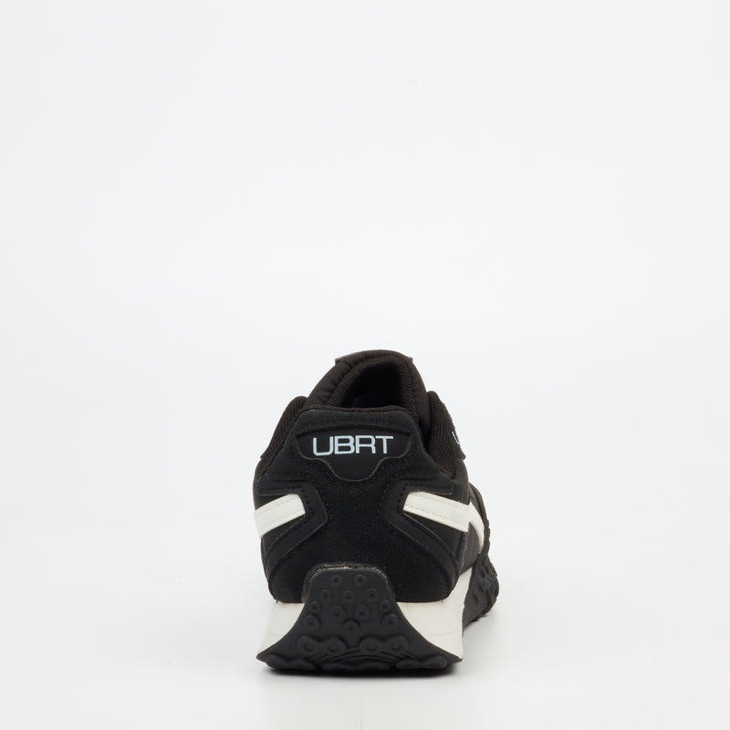 Urbanart Cloud 1 Faux Nubuck / Lycra Sneaker - Black footwear UBRT