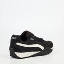 Urbanart Cloud 1 Faux Nubuck / Lycra Sneaker - Black footwear UBRT