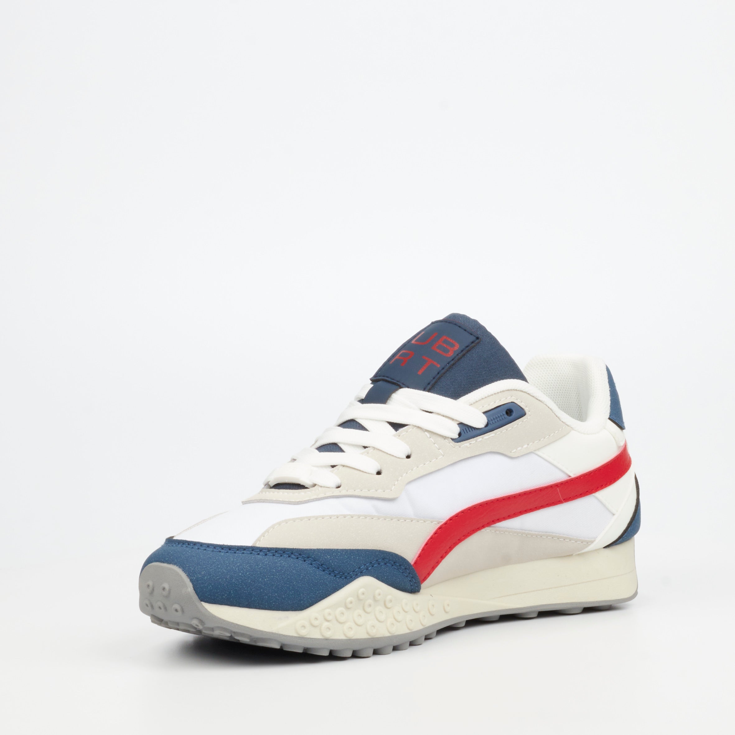 Urbanart Cloud 1 Faux Nubuck / Lycra Sneaker - White footwear UBRT
