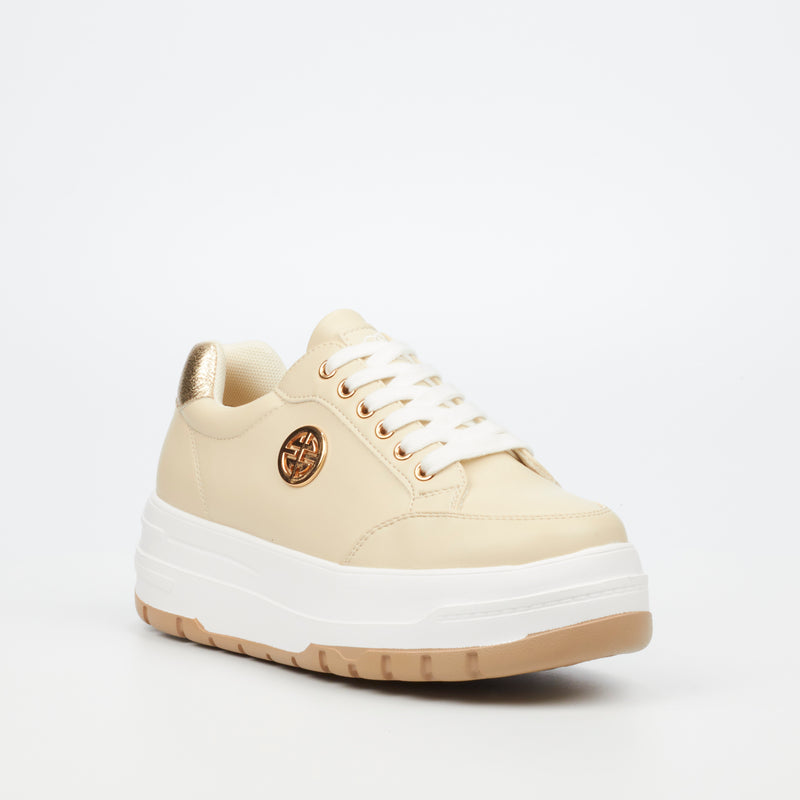 Miss Black Coach 1 Sneaker - Nude footwear Miss Black   