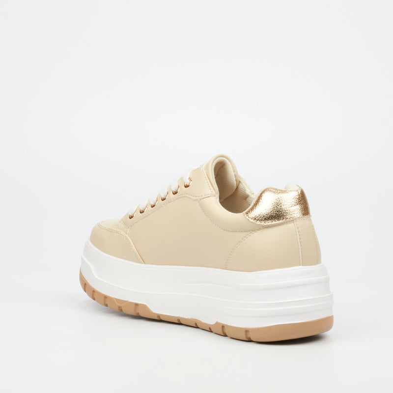 Miss Black Coach 1 Sneaker - Nude footwear Miss Black   