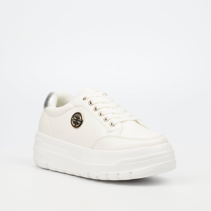 Miss Black Coach 1 Sneaker - White footwear Miss Black   