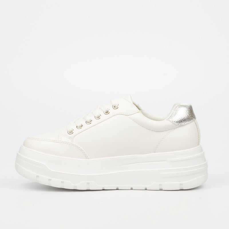 Miss Black Coach 1 Sneaker - White footwear Miss Black   