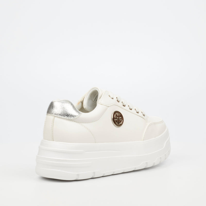 Miss Black Coach 1 Sneaker - White footwear Miss Black   