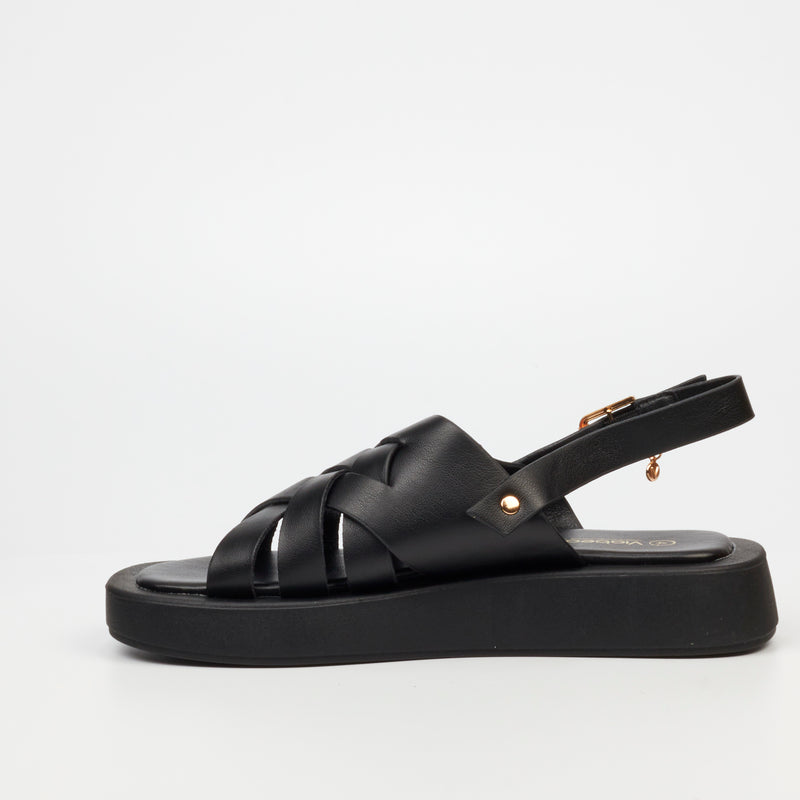 Viabeach Coconut 10 Sandal - Black footwear Viabeach   