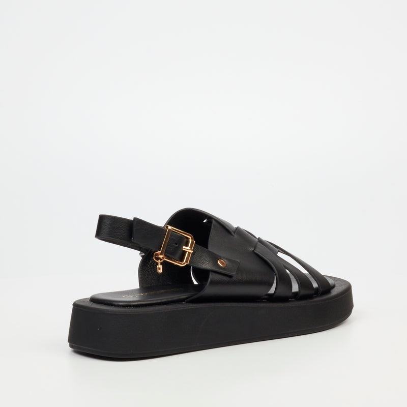 Viabeach Coconut 10 Sandal - Black footwear Viabeach   