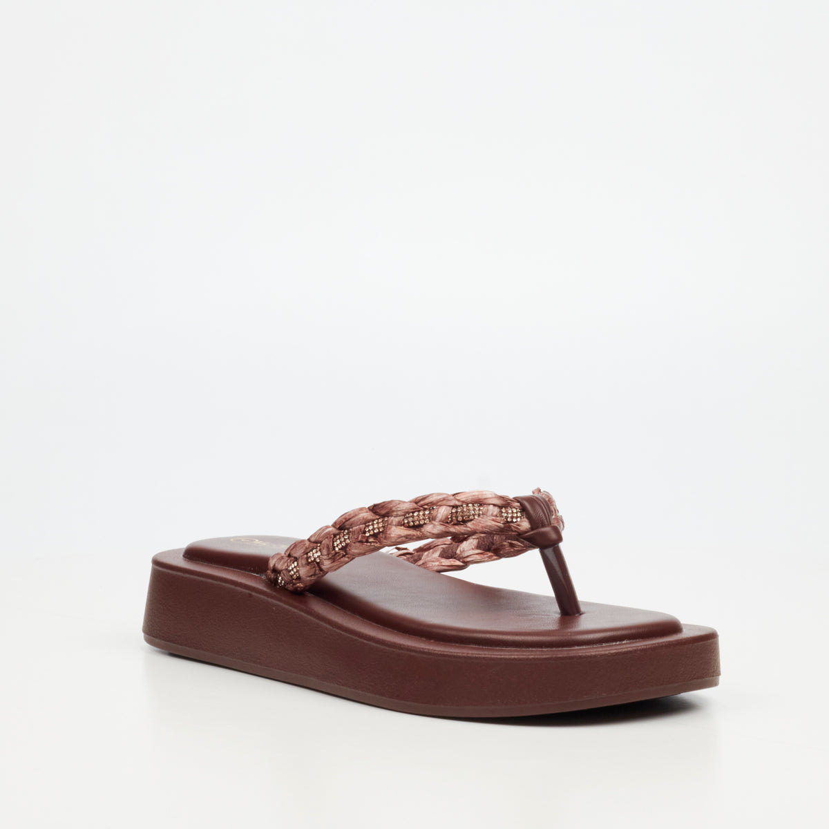 Viabeach Coconut 11 Flat Sandal - Chocolate footwear Viabeach