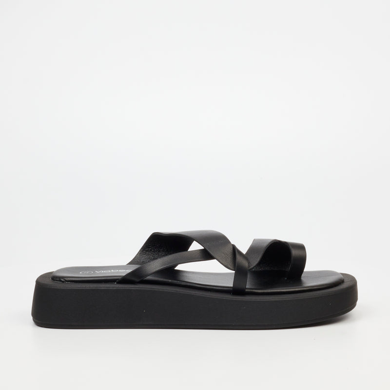 Viabeach Coconut 12 Sandal - Black footwear Viabeach   