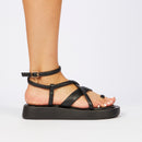 Viabeach Coconut 21 Sandal - Black footwear Viabeach