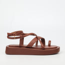Viabeach Coconut 21 Sandal - Chocolate footwear Viabeach