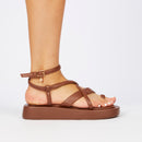Viabeach Coconut 21 Sandal - Chocolate footwear Viabeach