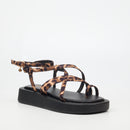 Viabeach Coconut 21 Sandal - Leopard footwear Viabeach