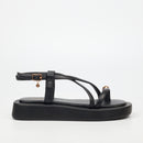Viabeach Coconut 23 Sandal - Black footwear Viabeach