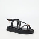 Viabeach Coconut 23 Sandal - Black footwear Viabeach