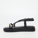 Viabeach Coconut 23 Sandal - Black footwear Viabeach