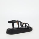 Viabeach Coconut 23 Sandal - Black footwear Viabeach