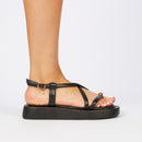 Viabeach Coconut 23 Sandal - Black footwear Viabeach
