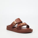 Viabeach Coconut 25 Sandal - Chocolate footwear Viabeach