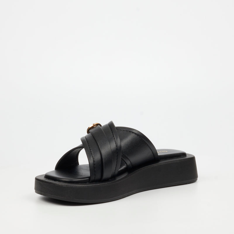 Viabeach Coconut 28 Sandal - Black footwear Viabeach