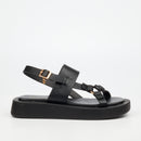 Viabeach Coconut 33 Sandal - Black footwear Viabeach