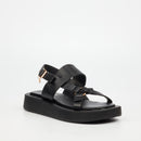 Viabeach Coconut 33 Sandal - Black footwear Viabeach