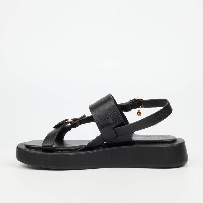 Viabeach Coconut 33 Sandal - Black footwear Viabeach