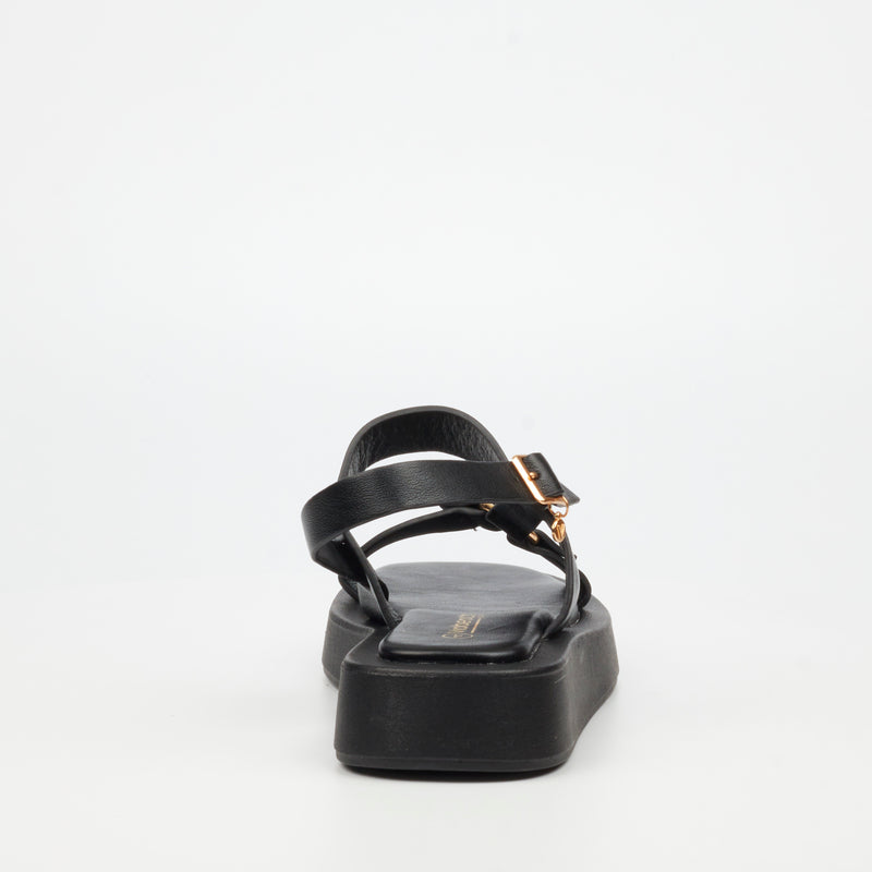 Viabeach Coconut 33 Sandal - Black footwear Viabeach