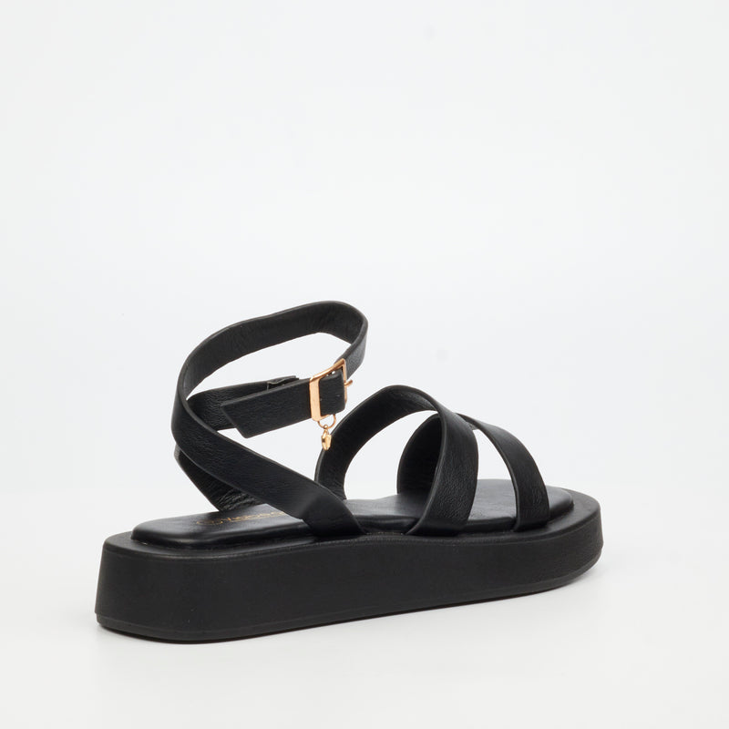 Viabeach Coconut 34 Sandal - Black footwear Viabeach