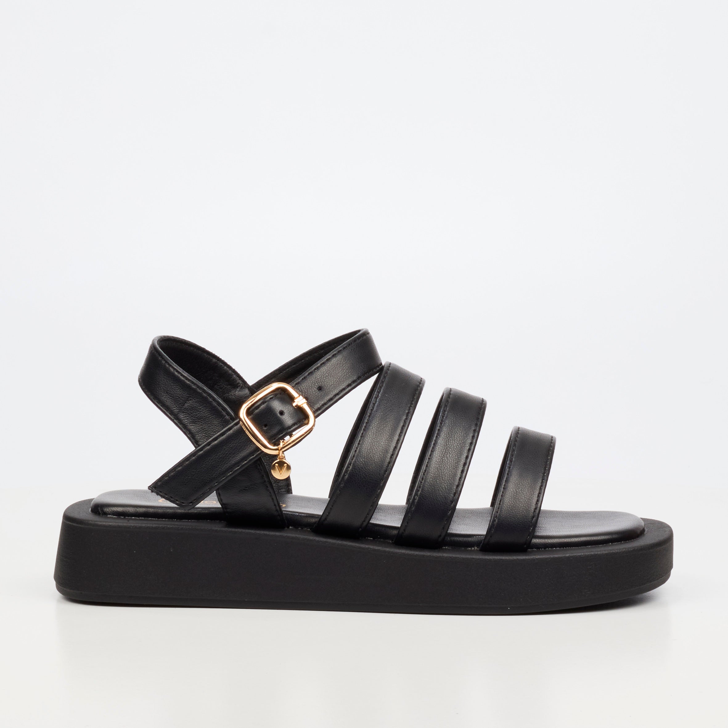Viabeach Coconut 35 Sandal - Black footwear Viabeach