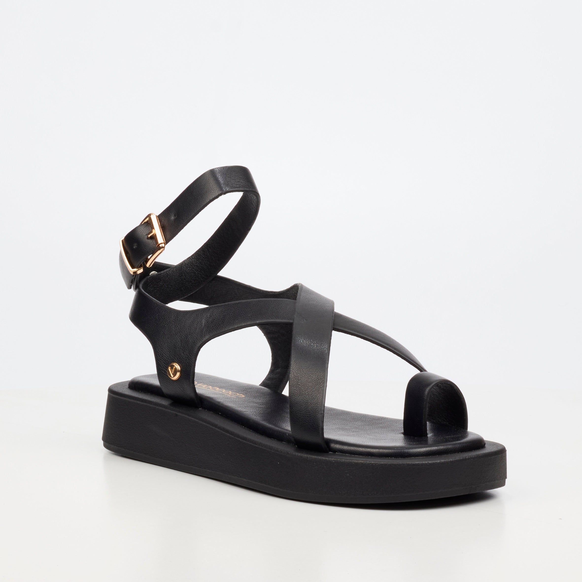 Viabeach Coconut 39 Sandal - Black footwear Viabeach