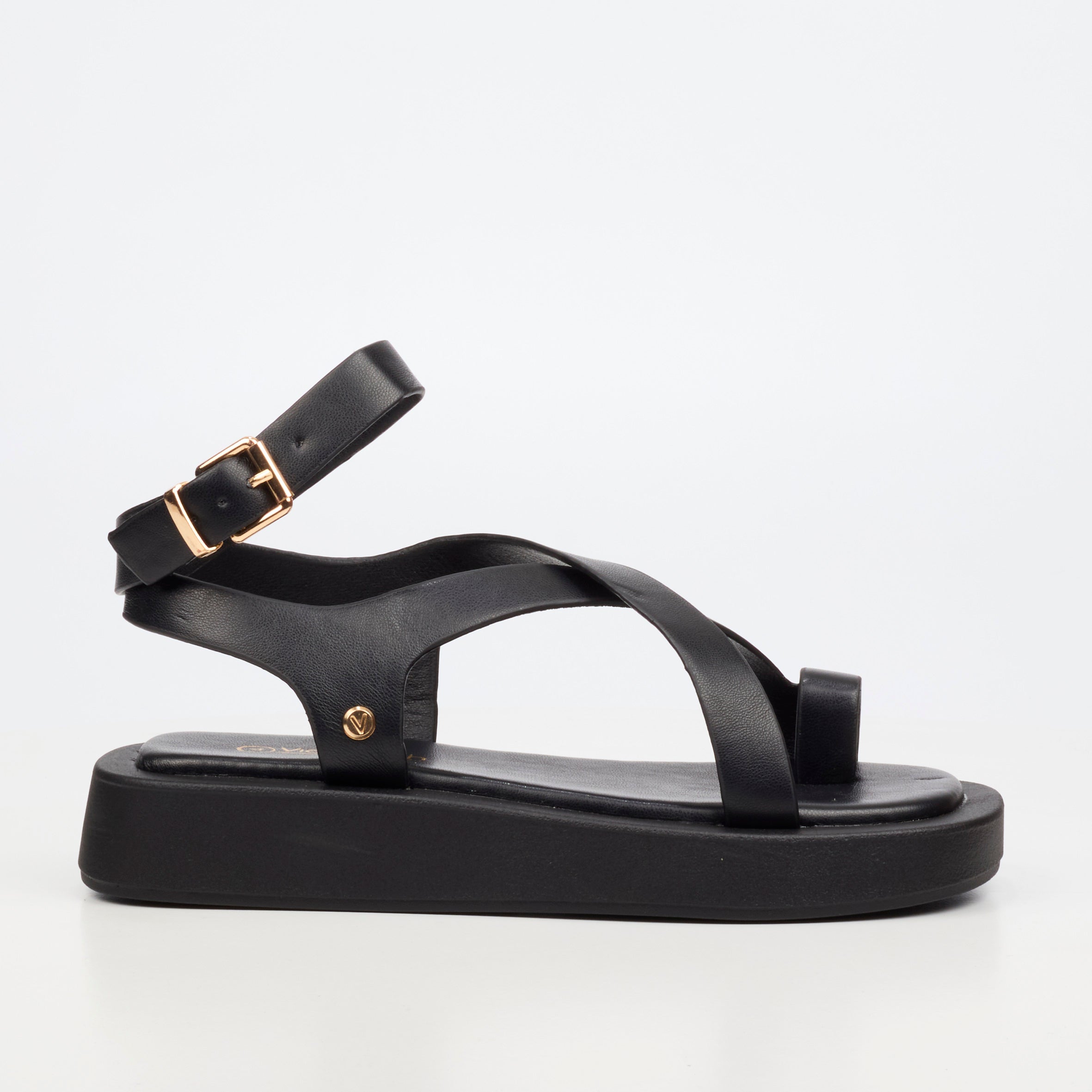 Viabeach Coconut 39 Sandal - Black footwear Viabeach
