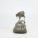 Viabeach Coconut 7 Flat Sandal - Khaki footwear Viabeach