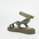 Viabeach Coconut 7 Flat Sandal - Khaki footwear Viabeach