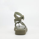 Viabeach Coconut 7 Flat Sandal - Khaki footwear Viabeach