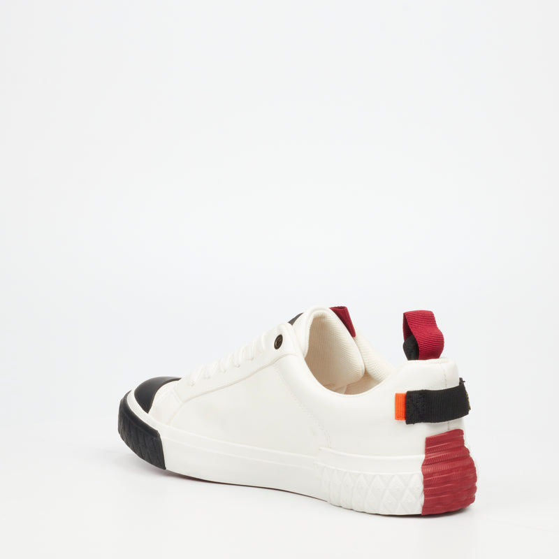 Urbanart Colt 2 Faux Nubuck Sneaker - White footwear UBRT