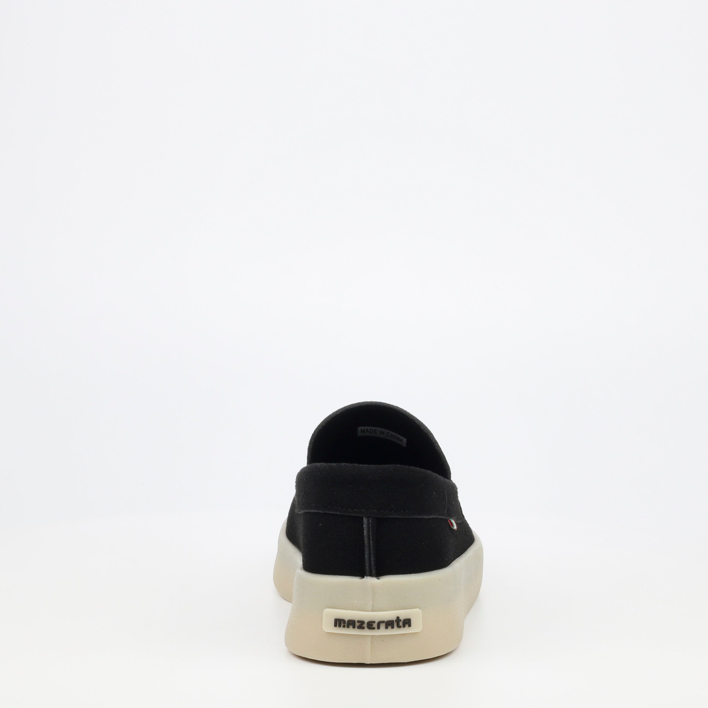 Mazerata Comando 2 Faux Suede Shoe - Black footwear Mazerata