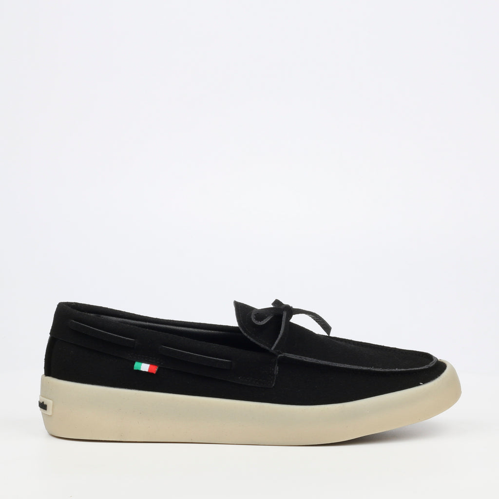 Mazerata Comando 4 Faux Suede Shoe - Black footwear Mazerata