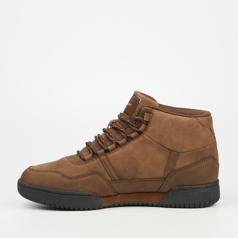 Urbanart Conti 11 Faux Nubuck Sneaker - Chocolate footwear Urbanart   